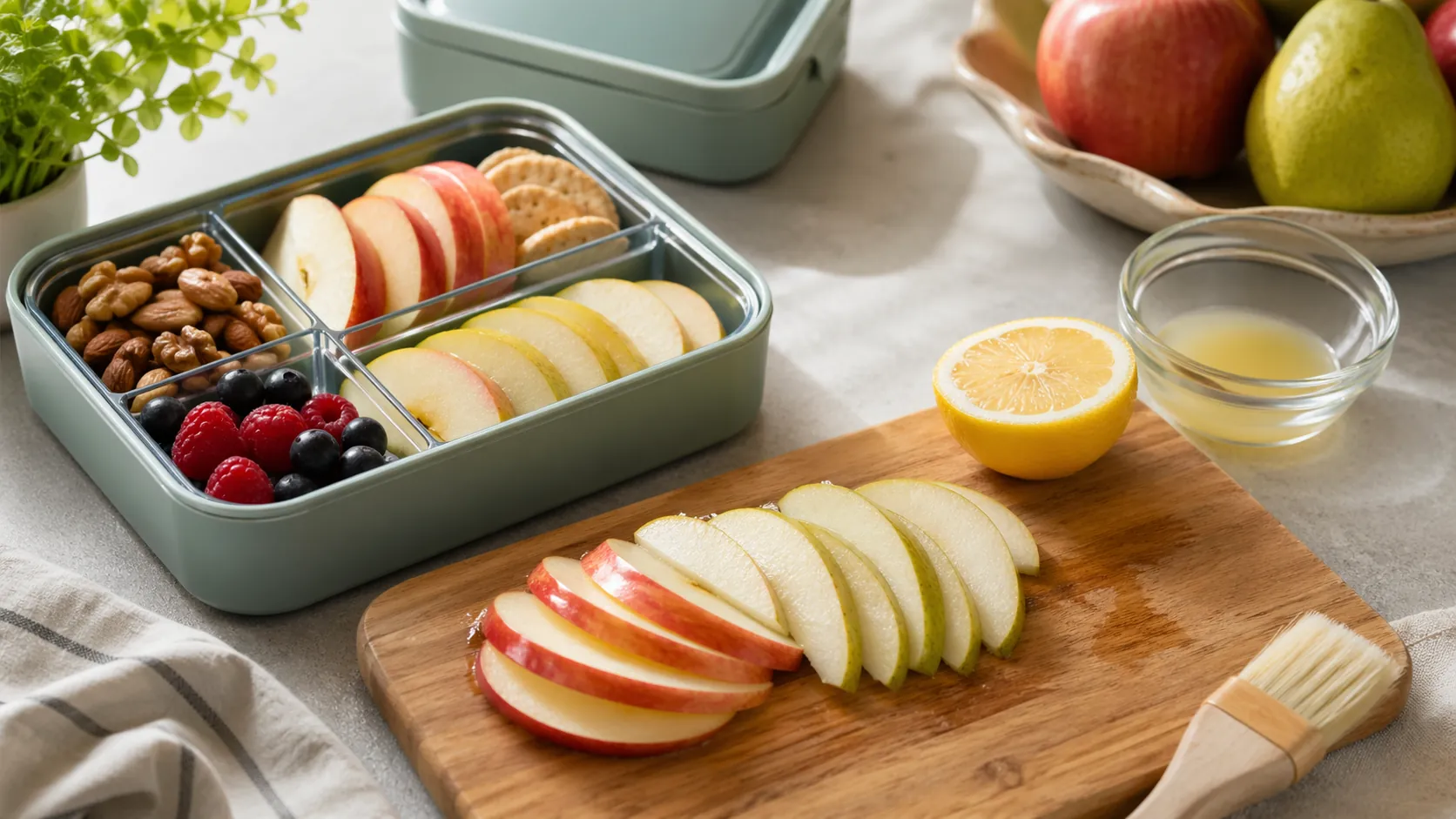 lemon fruit lunchbox fresh tip