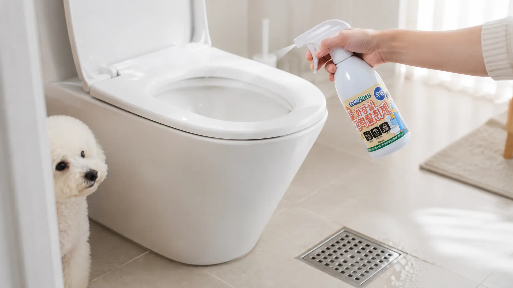cocoroom bathroom odor spray routine