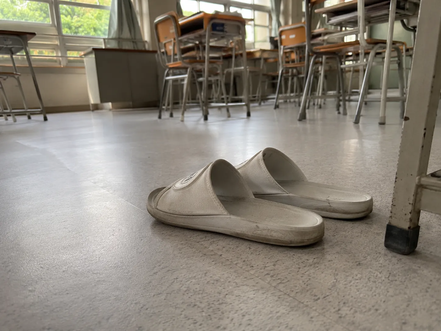 highschool indoor slipper smell